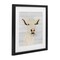 Stupell Industries Opal Baby Cow Portrait Framed Print Under Glass, design by Ashley Justice